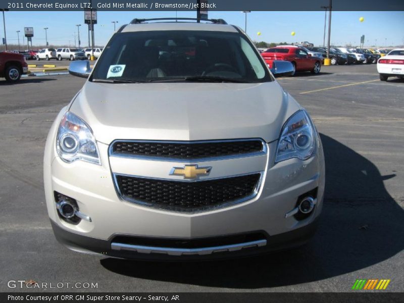Gold Mist Metallic / Brownstone/Jet Black 2011 Chevrolet Equinox LTZ