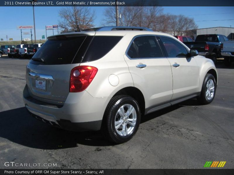 Gold Mist Metallic / Brownstone/Jet Black 2011 Chevrolet Equinox LTZ