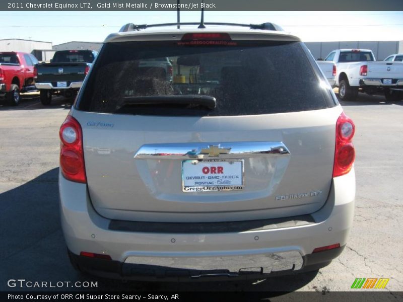 Gold Mist Metallic / Brownstone/Jet Black 2011 Chevrolet Equinox LTZ