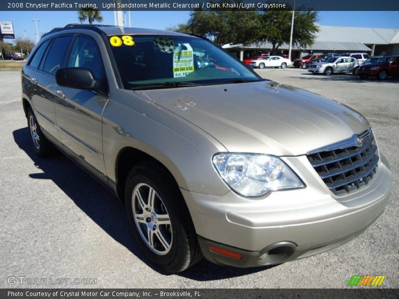 Light Sandstone Metallic Clearcoat / Dark Khaki/Light Graystone 2008 Chrysler Pacifica Touring