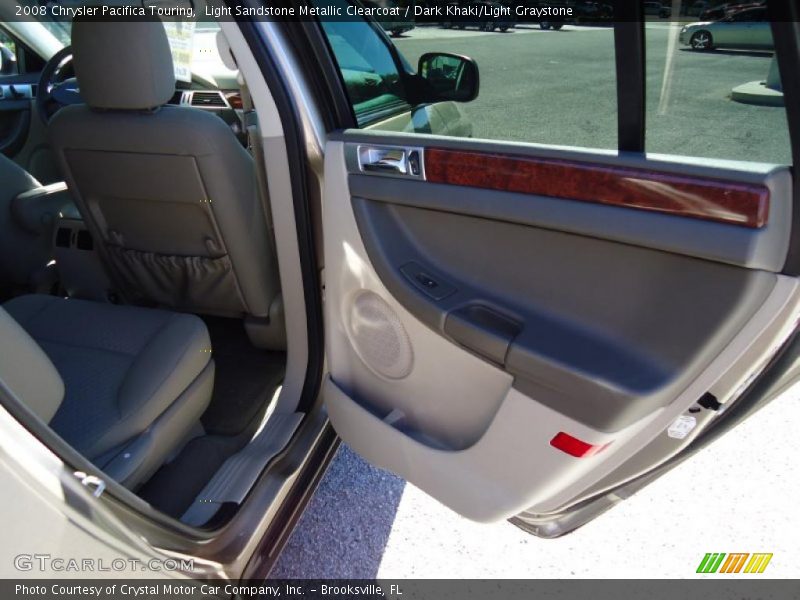 Light Sandstone Metallic Clearcoat / Dark Khaki/Light Graystone 2008 Chrysler Pacifica Touring