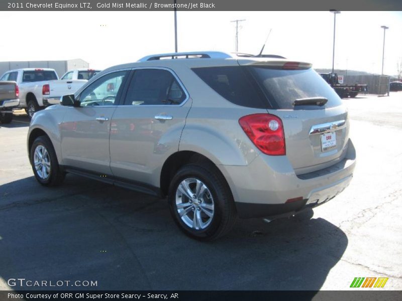 Gold Mist Metallic / Brownstone/Jet Black 2011 Chevrolet Equinox LTZ