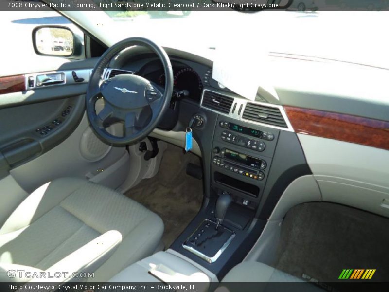 Light Sandstone Metallic Clearcoat / Dark Khaki/Light Graystone 2008 Chrysler Pacifica Touring