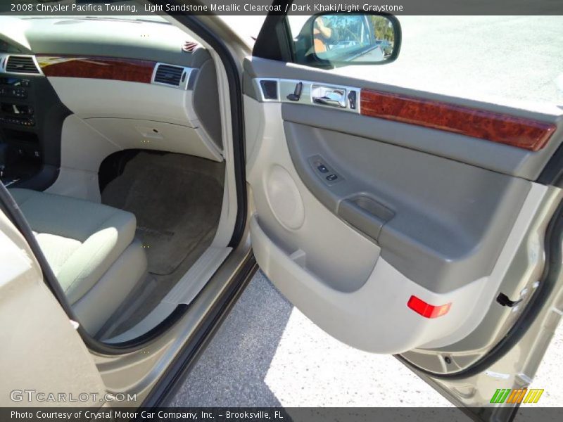 Light Sandstone Metallic Clearcoat / Dark Khaki/Light Graystone 2008 Chrysler Pacifica Touring