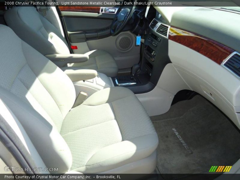 Light Sandstone Metallic Clearcoat / Dark Khaki/Light Graystone 2008 Chrysler Pacifica Touring