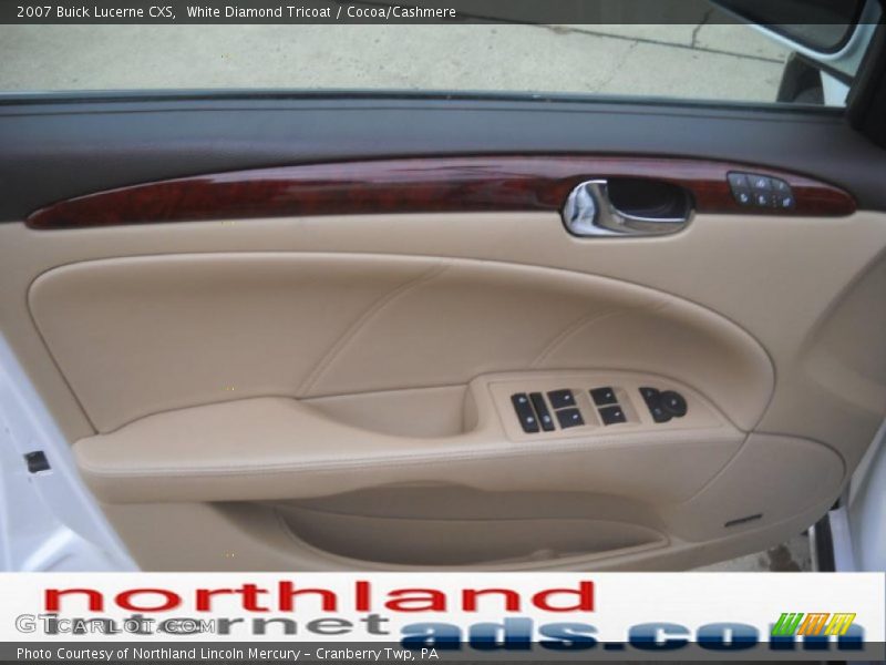 White Diamond Tricoat / Cocoa/Cashmere 2007 Buick Lucerne CXS