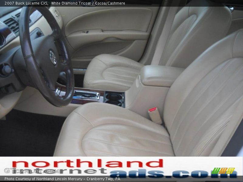 White Diamond Tricoat / Cocoa/Cashmere 2007 Buick Lucerne CXS