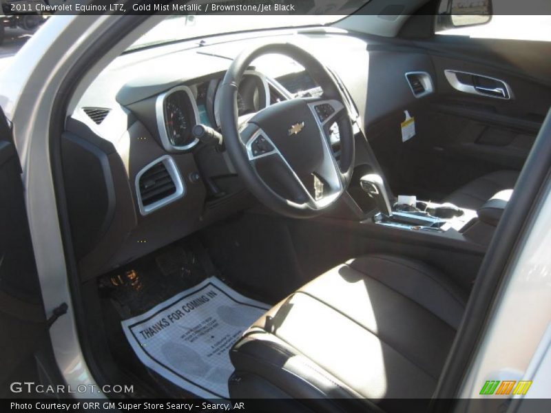 Gold Mist Metallic / Brownstone/Jet Black 2011 Chevrolet Equinox LTZ