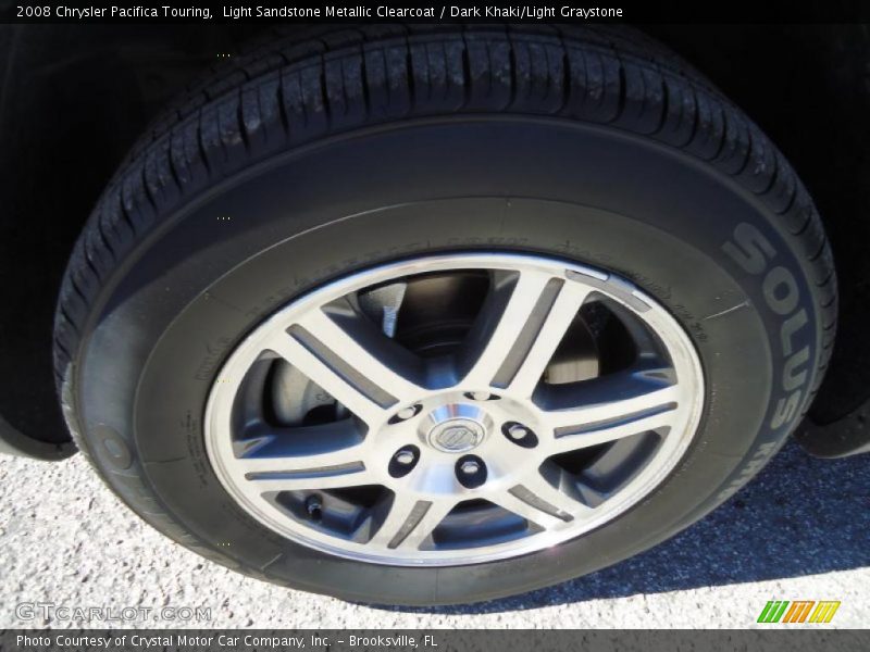 Light Sandstone Metallic Clearcoat / Dark Khaki/Light Graystone 2008 Chrysler Pacifica Touring