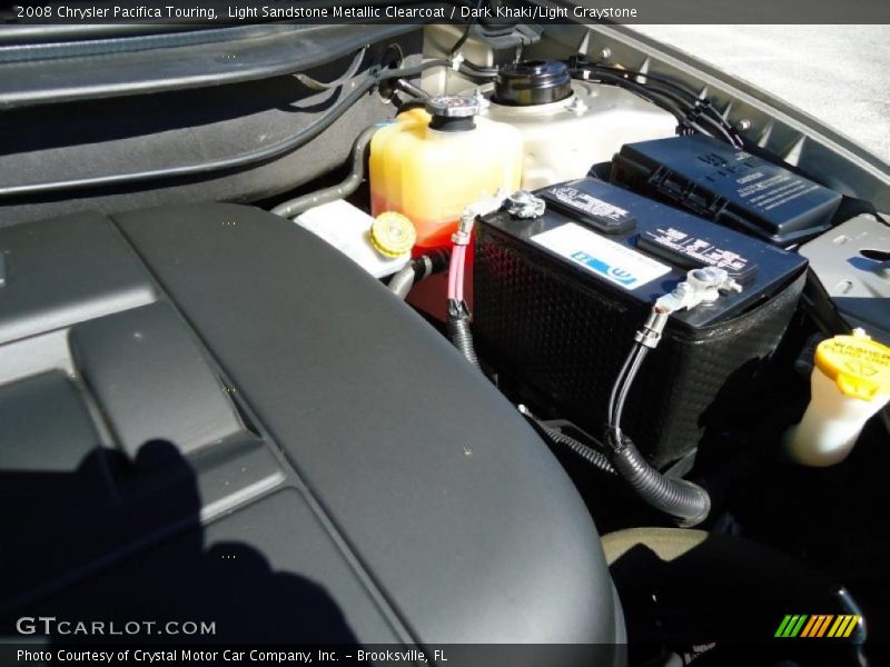 Light Sandstone Metallic Clearcoat / Dark Khaki/Light Graystone 2008 Chrysler Pacifica Touring