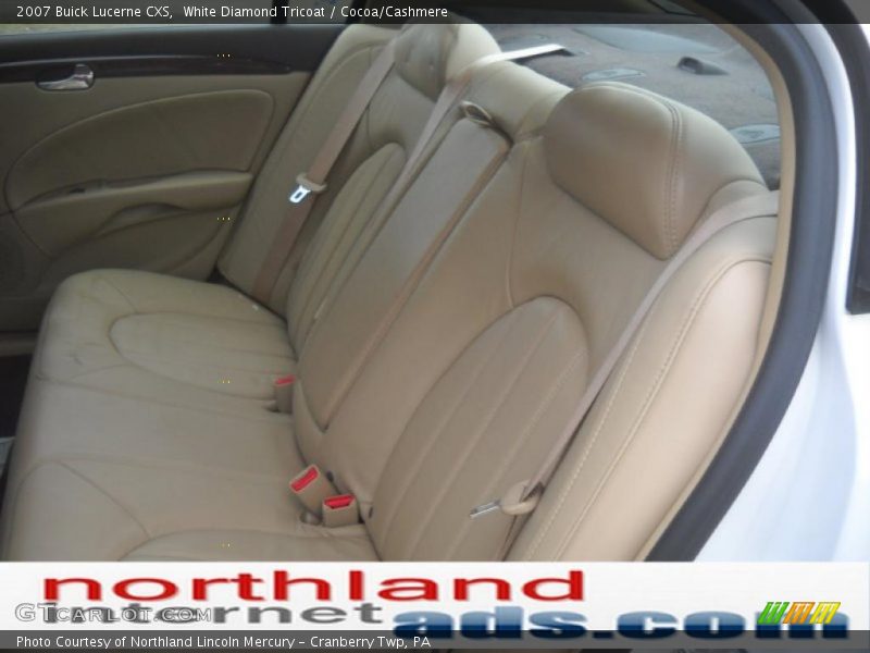 White Diamond Tricoat / Cocoa/Cashmere 2007 Buick Lucerne CXS