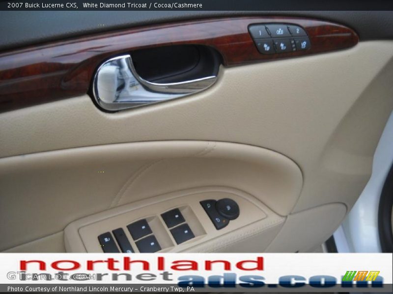 White Diamond Tricoat / Cocoa/Cashmere 2007 Buick Lucerne CXS