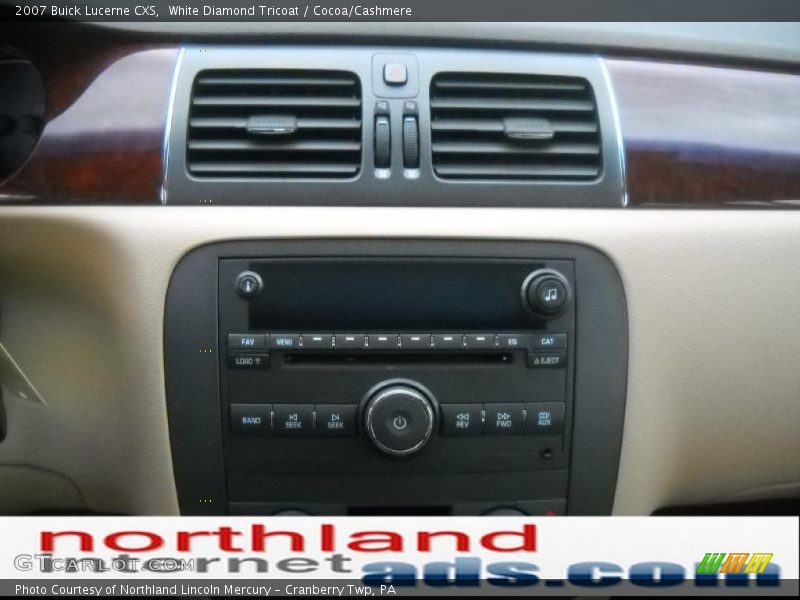 White Diamond Tricoat / Cocoa/Cashmere 2007 Buick Lucerne CXS