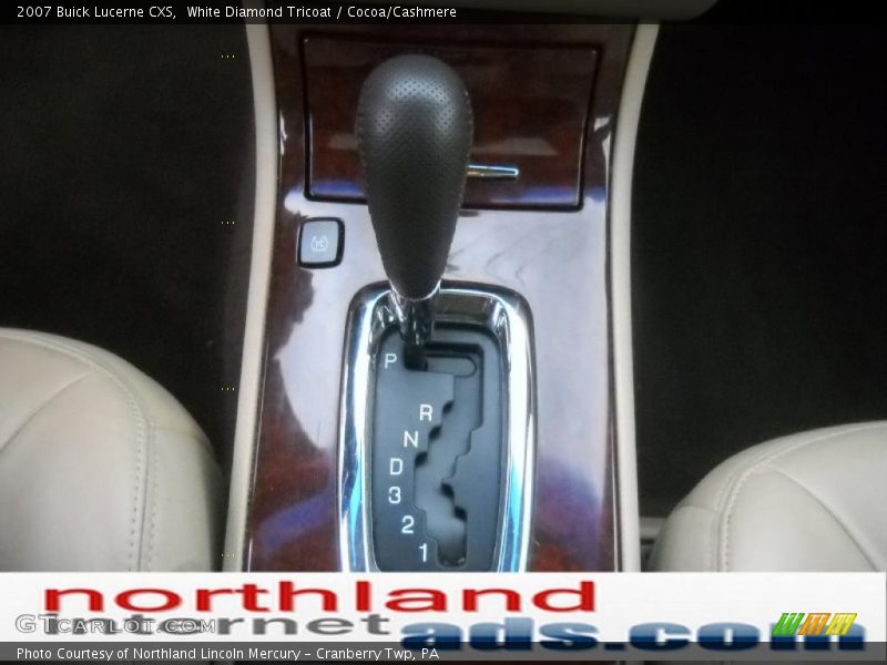 White Diamond Tricoat / Cocoa/Cashmere 2007 Buick Lucerne CXS
