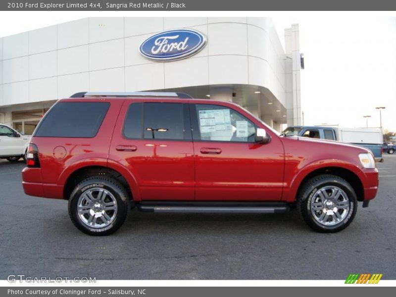  2010 Explorer Limited 4x4 Sangria Red Metallic
