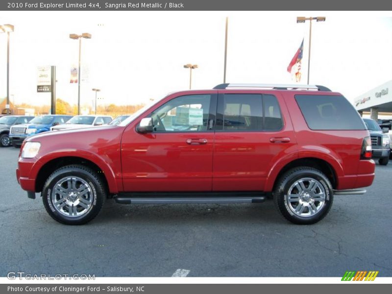  2010 Explorer Limited 4x4 Sangria Red Metallic