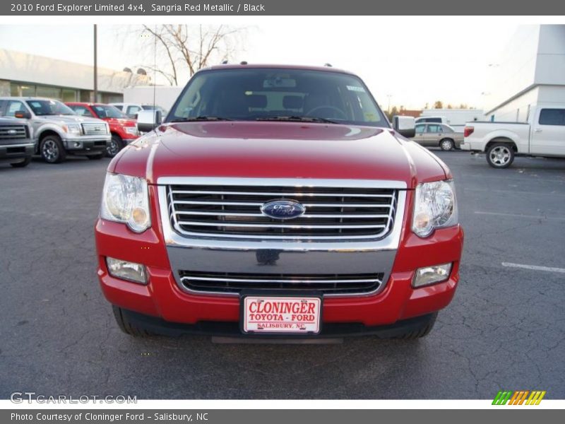 Sangria Red Metallic / Black 2010 Ford Explorer Limited 4x4