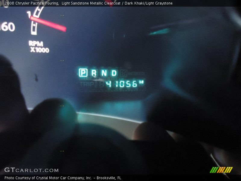 Light Sandstone Metallic Clearcoat / Dark Khaki/Light Graystone 2008 Chrysler Pacifica Touring