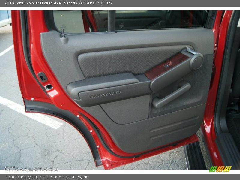 Sangria Red Metallic / Black 2010 Ford Explorer Limited 4x4