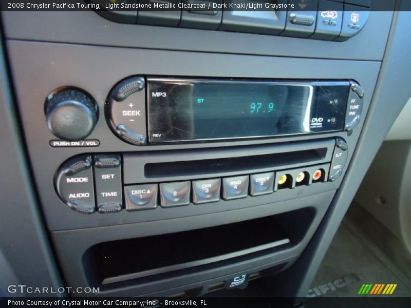 Light Sandstone Metallic Clearcoat / Dark Khaki/Light Graystone 2008 Chrysler Pacifica Touring