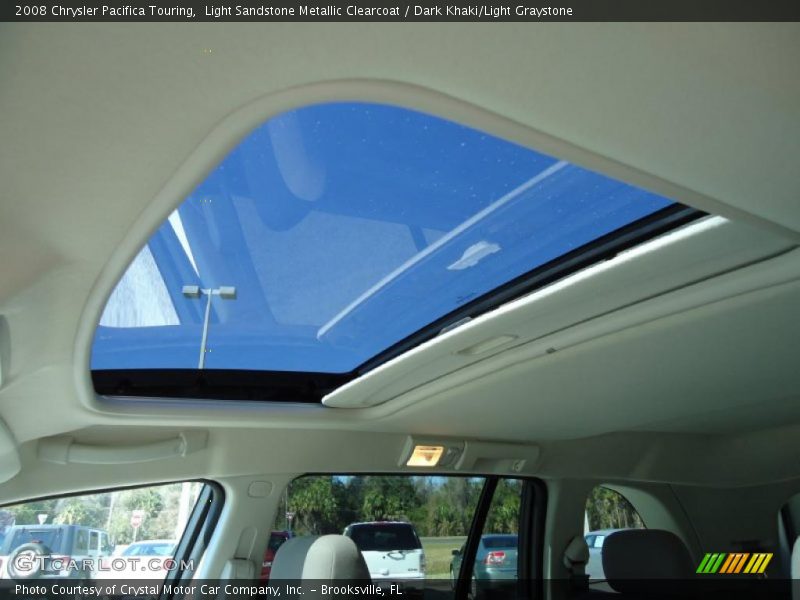 Light Sandstone Metallic Clearcoat / Dark Khaki/Light Graystone 2008 Chrysler Pacifica Touring