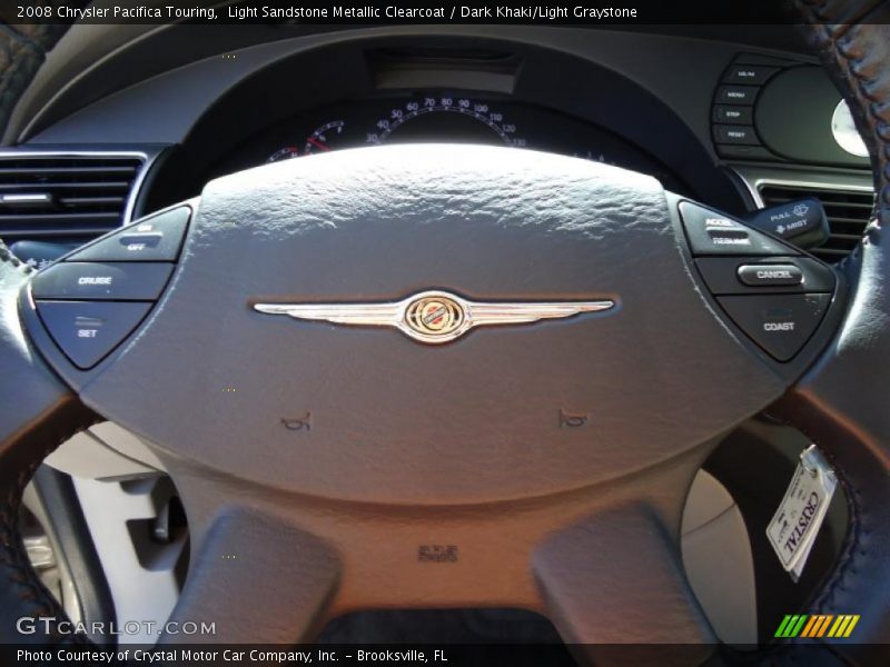 Light Sandstone Metallic Clearcoat / Dark Khaki/Light Graystone 2008 Chrysler Pacifica Touring