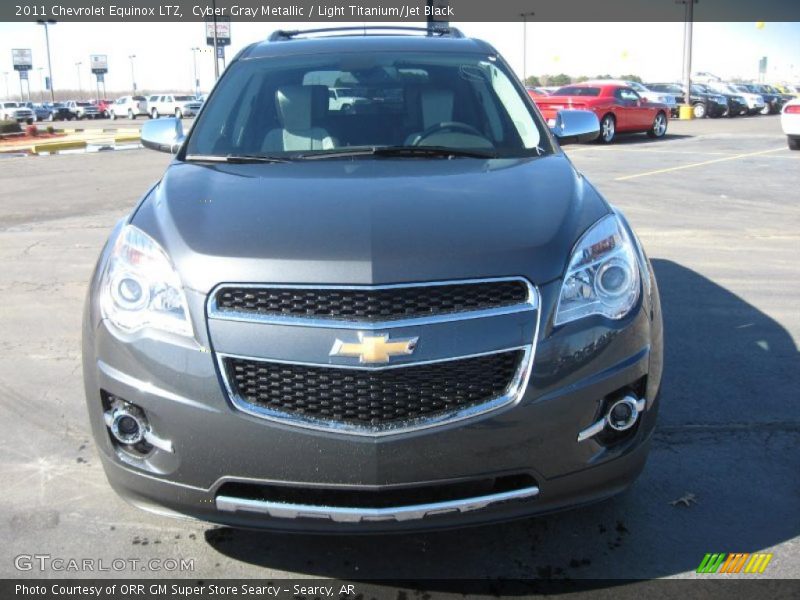 Cyber Gray Metallic / Light Titanium/Jet Black 2011 Chevrolet Equinox LTZ