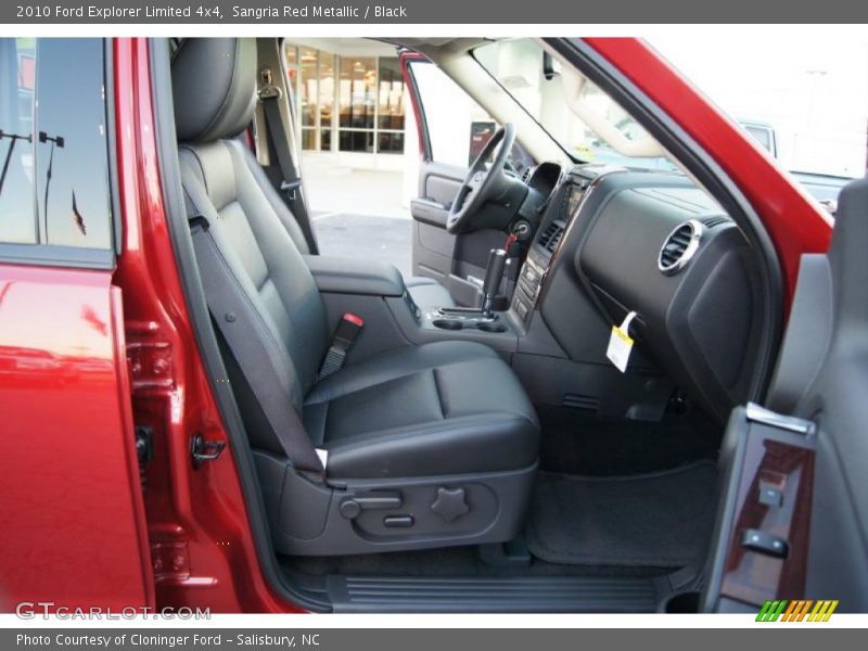 Sangria Red Metallic / Black 2010 Ford Explorer Limited 4x4