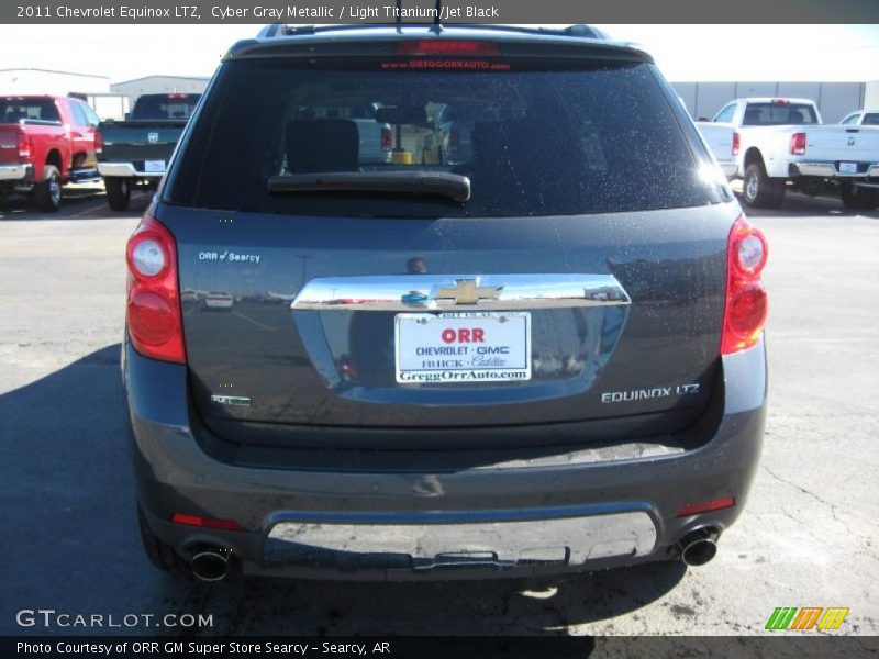 Cyber Gray Metallic / Light Titanium/Jet Black 2011 Chevrolet Equinox LTZ