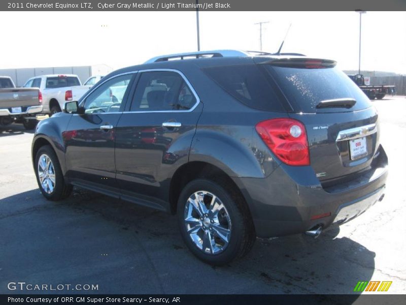 Cyber Gray Metallic / Light Titanium/Jet Black 2011 Chevrolet Equinox LTZ