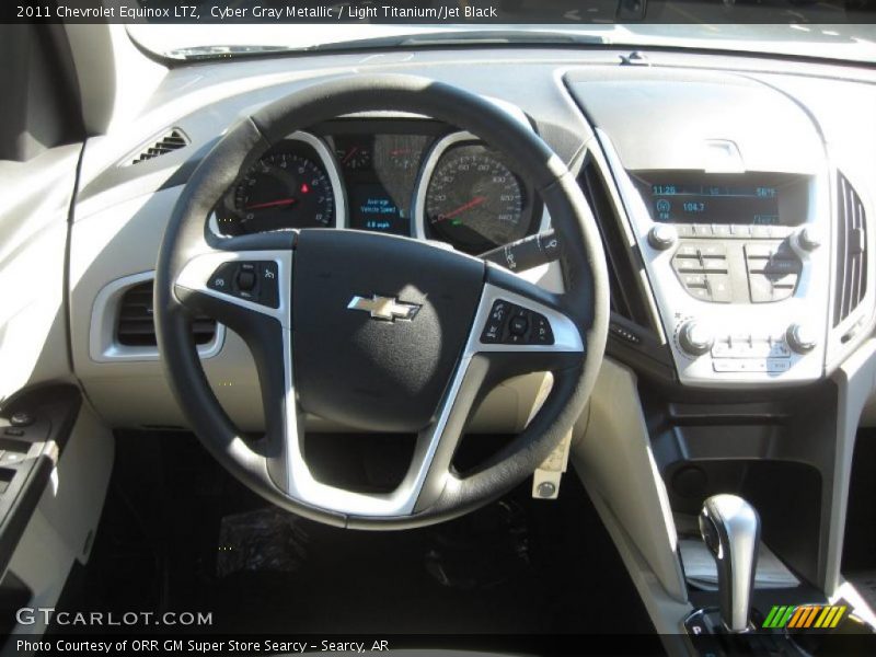 Cyber Gray Metallic / Light Titanium/Jet Black 2011 Chevrolet Equinox LTZ