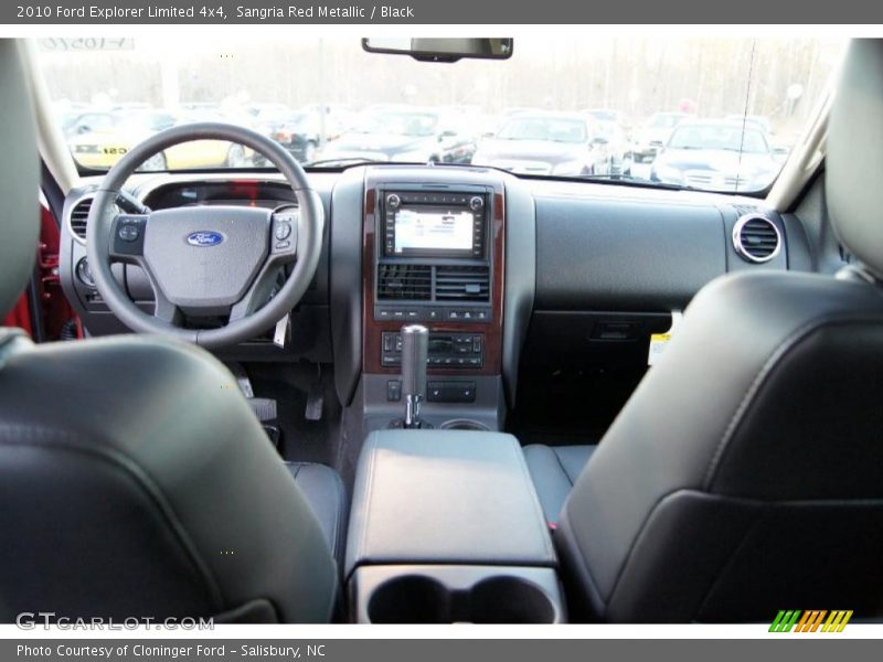 Sangria Red Metallic / Black 2010 Ford Explorer Limited 4x4