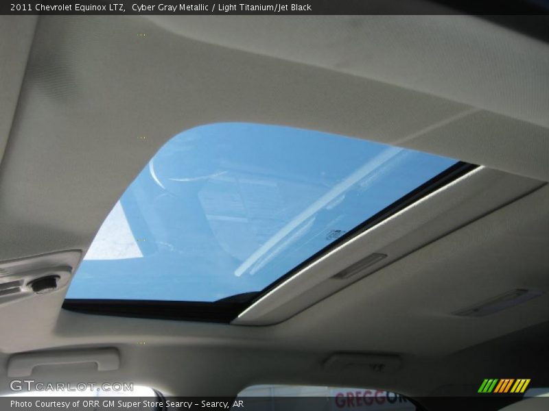 Cyber Gray Metallic / Light Titanium/Jet Black 2011 Chevrolet Equinox LTZ
