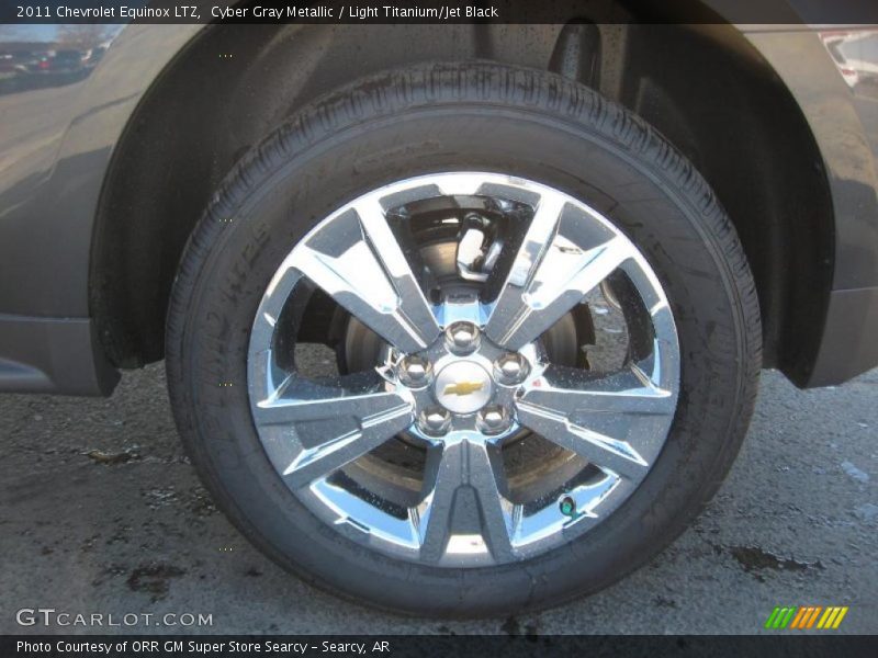 Cyber Gray Metallic / Light Titanium/Jet Black 2011 Chevrolet Equinox LTZ