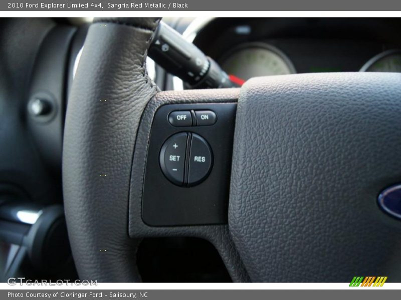 Controls of 2010 Explorer Limited 4x4
