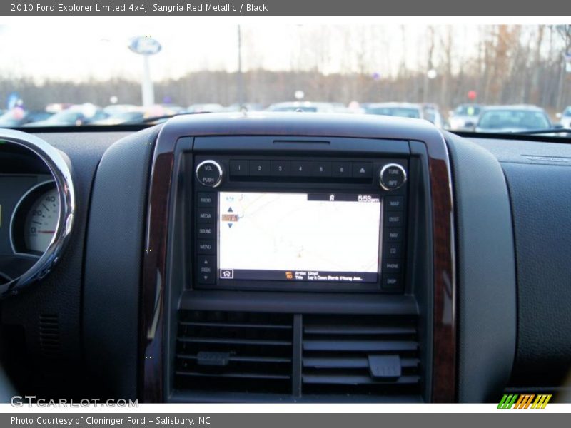 Sangria Red Metallic / Black 2010 Ford Explorer Limited 4x4