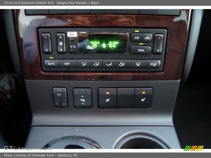 Controls of 2010 Explorer Limited 4x4