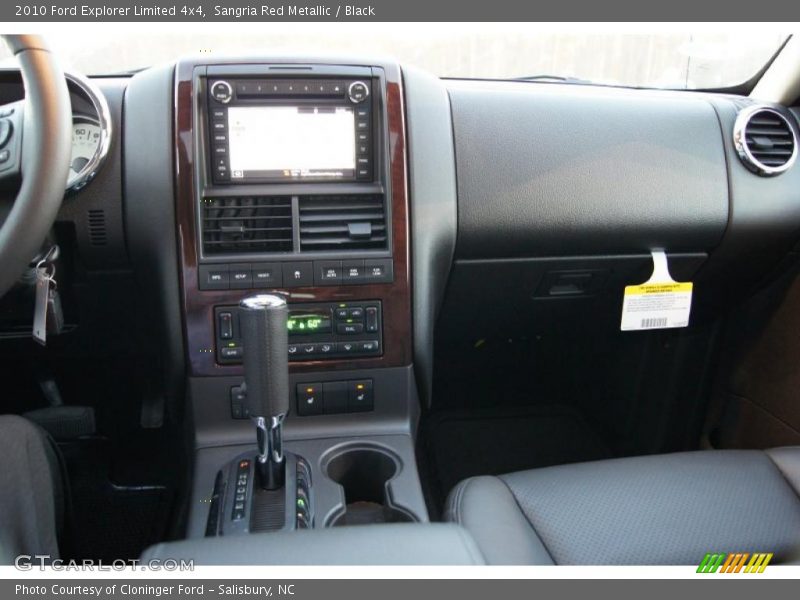 Sangria Red Metallic / Black 2010 Ford Explorer Limited 4x4