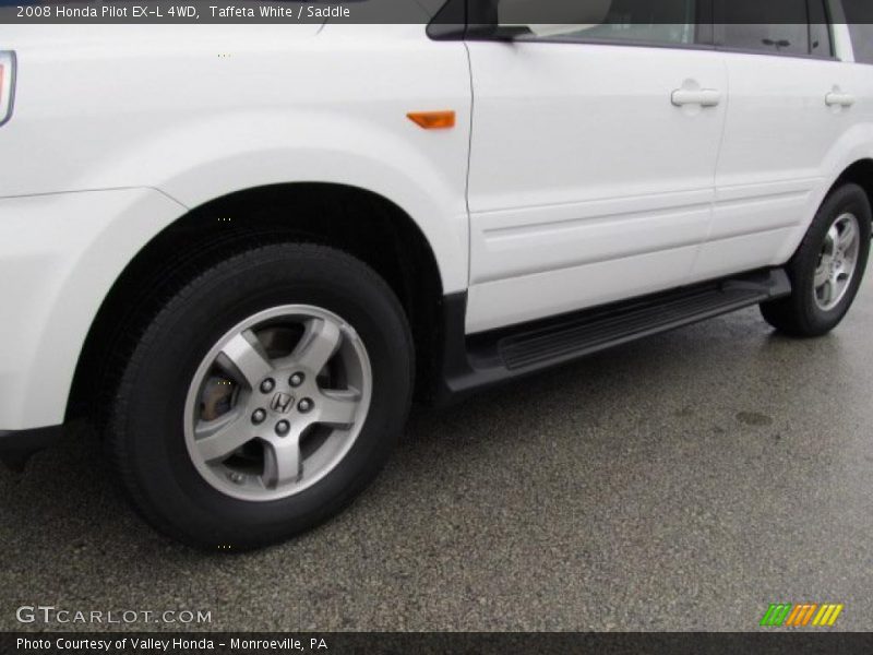 Taffeta White / Saddle 2008 Honda Pilot EX-L 4WD