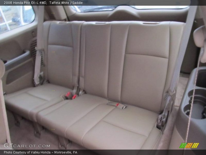 Taffeta White / Saddle 2008 Honda Pilot EX-L 4WD