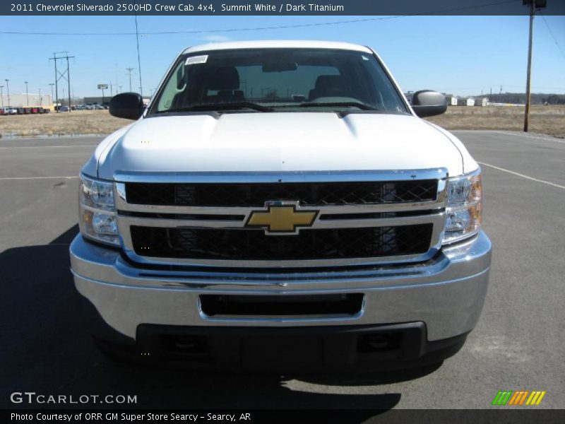 Summit White / Dark Titanium 2011 Chevrolet Silverado 2500HD Crew Cab 4x4