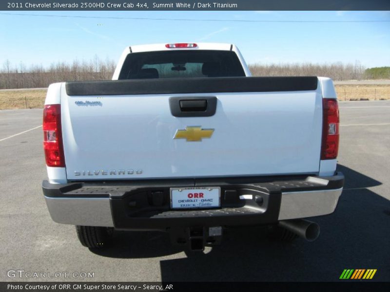Summit White / Dark Titanium 2011 Chevrolet Silverado 2500HD Crew Cab 4x4