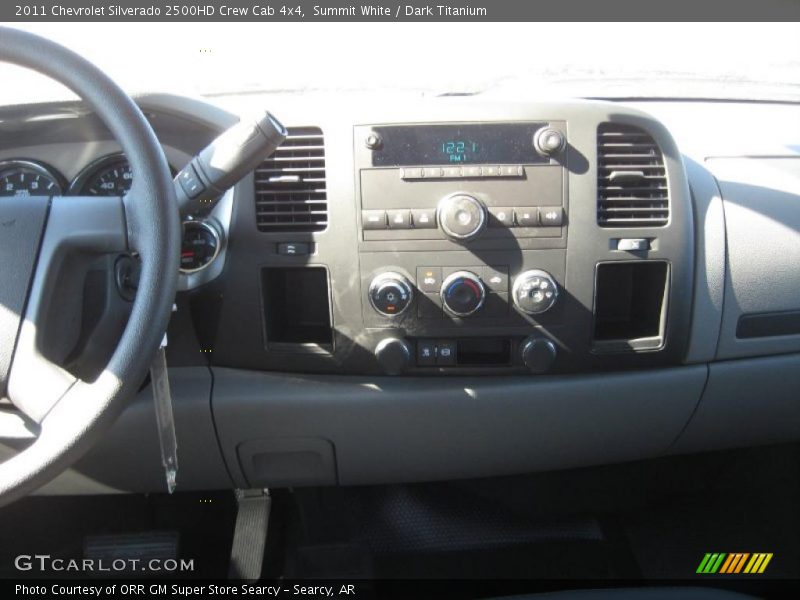 Summit White / Dark Titanium 2011 Chevrolet Silverado 2500HD Crew Cab 4x4