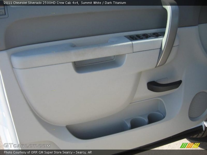 Summit White / Dark Titanium 2011 Chevrolet Silverado 2500HD Crew Cab 4x4