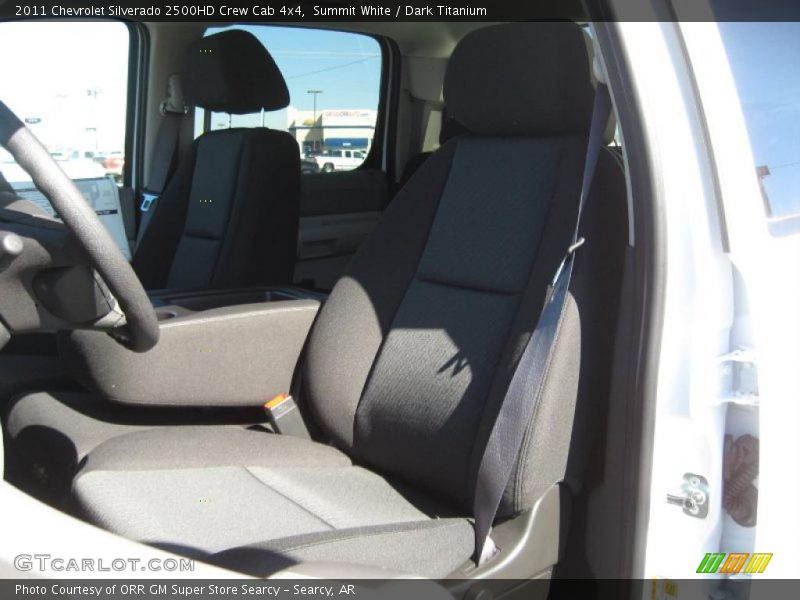 Summit White / Dark Titanium 2011 Chevrolet Silverado 2500HD Crew Cab 4x4
