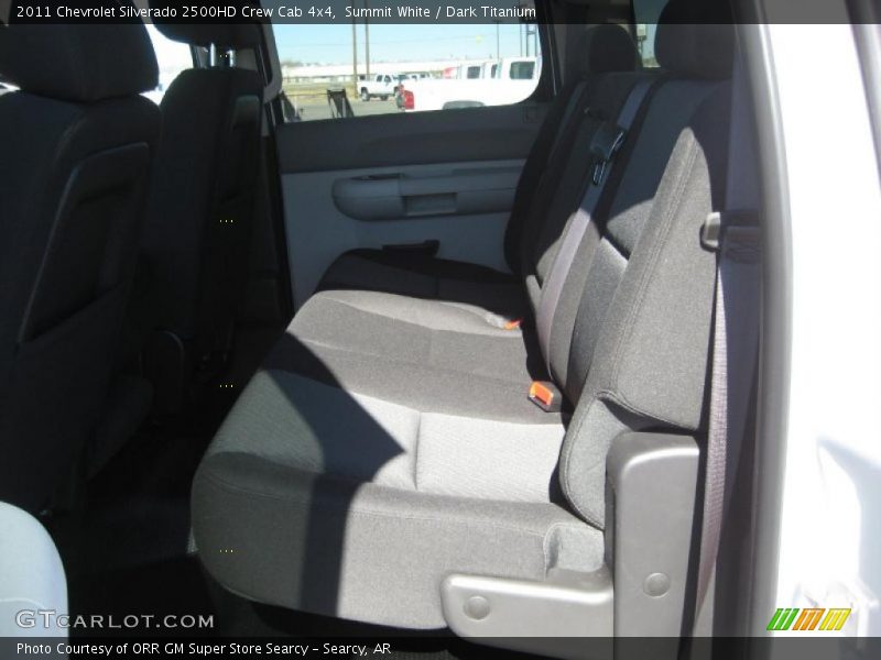 Summit White / Dark Titanium 2011 Chevrolet Silverado 2500HD Crew Cab 4x4