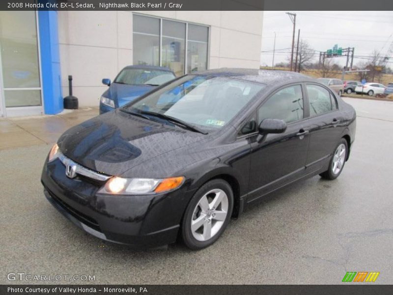 Front 3/4 View of 2008 Civic EX-L Sedan