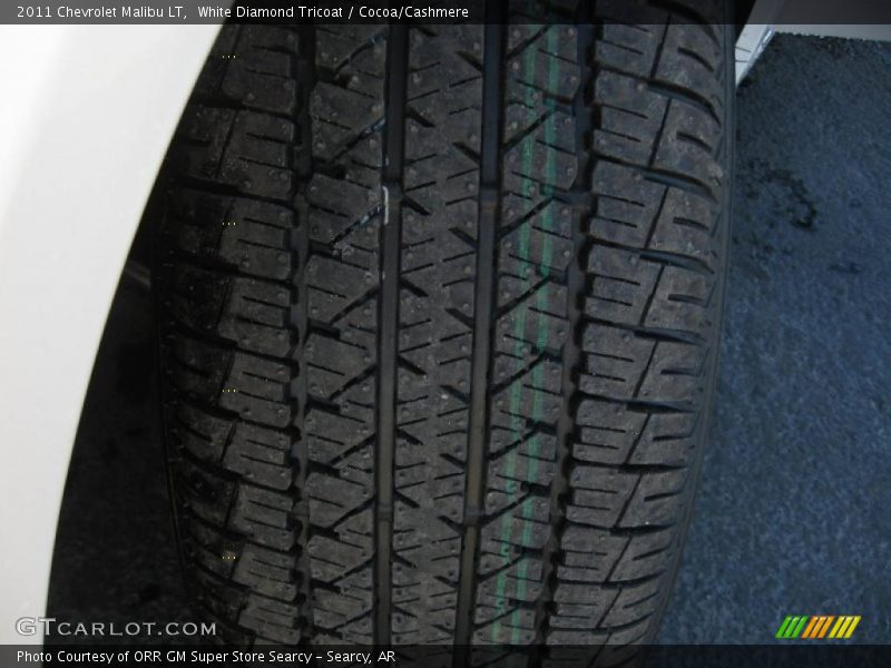 White Diamond Tricoat / Cocoa/Cashmere 2011 Chevrolet Malibu LT