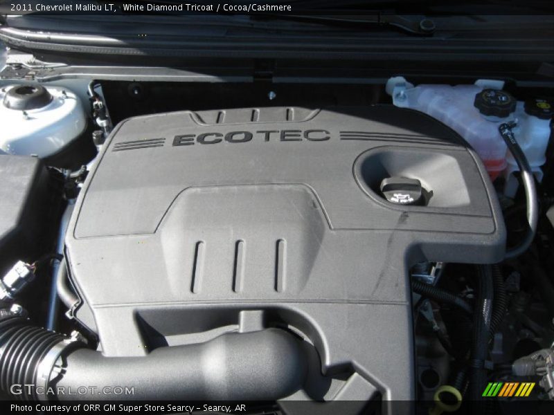 White Diamond Tricoat / Cocoa/Cashmere 2011 Chevrolet Malibu LT