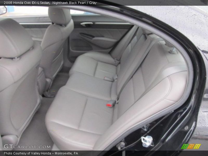  2008 Civic EX-L Sedan Gray Interior